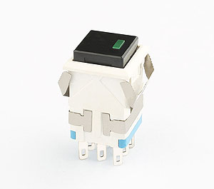 KD2點發(fā)光雙極12V按鈕開關