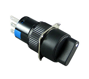 AX16單極圓頭旋鈕開關