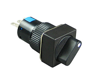 AX16單極方頭2位旋鈕開關